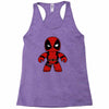deadpool robot Racerback Tank