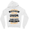 Super Cool Grandpa Of A Freaking Awesome Granddaughter Zipper Hoodie
