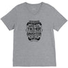 Super Cool Father Of A Freaking Awesome Daughter V-Neck Tee