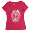 dead head Women's Triblend Scoop T-shirt