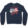 happy 4th of july Crewneck Sweatshirt