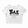 Bae Best Auntie Ever Crop Top