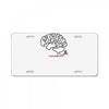 singletrack mind mens mountain bike License Plate