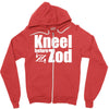 kneel before zod Zipper Hoodie