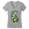 bird and money Women's V-Neck T-Shirt