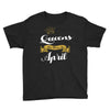 queens are born in april Youth Tee