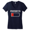 mondays suck Women's V-Neck T-Shirt