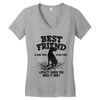 Best Friend Great Dane Women's V-Neck T-Shirt