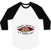 January Peeking Out Baby Girl 3/4 Sleeve Shirt
