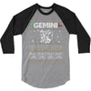 santa gemini christmas ugly t shirts 3/4 Sleeve Shirt