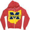 ohio for michigan Zipper Hoodie