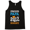 Class of 2017 Proud Papa Graduation Tank Top