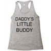 daddy little buddy Racerback Tank