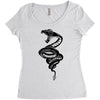 snake Women's Triblend Scoop T-shirt
