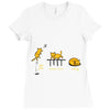 cat olympics Ladies Fitted T-Shirt