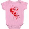 heartless splatter Baby Bodysuit