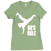 80's rule break dancer Ladies Fitted T-Shirt