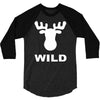 wild animal funny 3/4 Sleeve Shirt