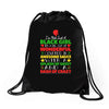 i'm not just a black girl Drawstring Bags