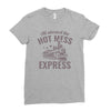 hot mess express Ladies Fitted T-Shirt