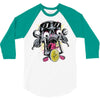 skull biker 3/4 Sleeve Shirt