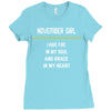 November Girl Ladies Fitted T-Shirt