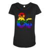 dungeons and dragons lgbtq Maternity Scoop Neck T-shirt