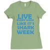 shark week live every week Ladies Fitted T-Shirt