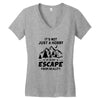 It's Not Just A Hobby It Is My Escape From Reality Women's V-Neck T-Shirt