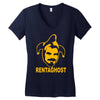 rentaghost 70s 80s kids tv series show retro Women's V-Neck T-Shirt