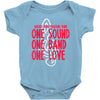 walker high marching band one sound one band one love Baby Onesie
