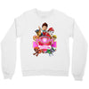 paw patrol birthday girl mom Crewneck Sweatshirt