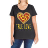 true love heart Ladies Curvy T-Shirt