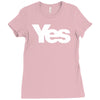 vote yes for scotland scottish independence Ladies Fitted T-Shirt