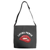 latina power bite Adjustable Strap Totes