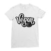 vegan Ladies Fitted T-Shirt