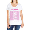 Joy Division Unknown Pleasures Ladies Curvy T-Shirt