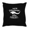New Mommy 2018 Rokie Dept. Throw Pillow