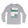 i wear emerald green for liver cancer awareness Long Sleeve Shirts