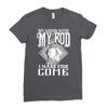 so good with my rod Ladies Fitted T-Shirt