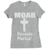 moab military mother of all bombs Ladies Fitted T-Shirt