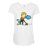 part time job   aquarium Maternity Scoop Neck T-shirt
