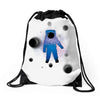 Space Astronot Drawstring Bags