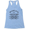 world's most amazing husband greeting Racerback Tank