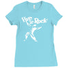 vive le rock! little richard black Ladies Fitted T-Shirt