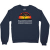 lion chant t   funny  lions joke king savannah africa retro big cat Crewneck Sweatshirt