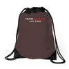 team joshua Drawstring Bags