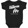 beer pong champion Baby Bodysuit