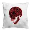 geometric skull Throw Pillow