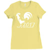 new year of the roosters 2017 Ladies Fitted T-Shirt
